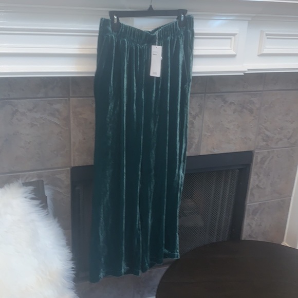 NWT Eileen Fisher Pine Velvet Wide Ankle Pants - Picture 8 of 10